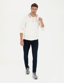 Ekru Regular Fit Kap__onlu _rme H_rka