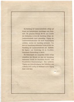 Облигация 4,5% 1000 рейхсмарок 1939 года Германия