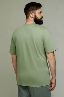 Арт. 61112/5 Футболка мужская 48-58 (6 шт) Цвет:хаки - Идеал фото 5