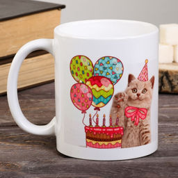 Кружка С днем рождения, 300 мл