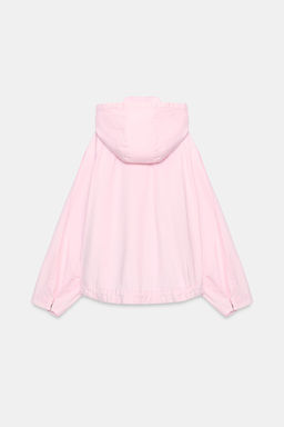 CHAQUETA CAPUCHA BAJO AJUSTABLE / Rosa - Zara фото 6