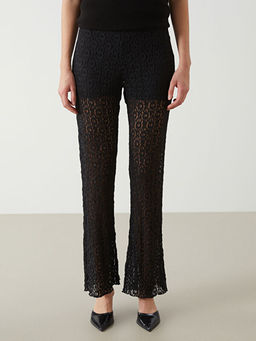 Beli Lastikli Dantelli Kad?n Pantolon