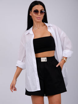 Шорты Сати, сатин хлопок 97% - Малина фото 80