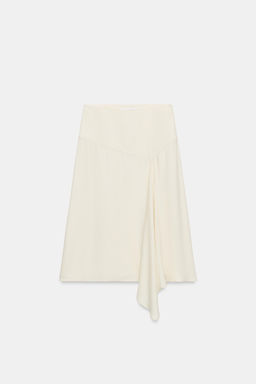 FALDA MIDI FLUIDA ZW COLLECTION / Crudo - Zara фото 5