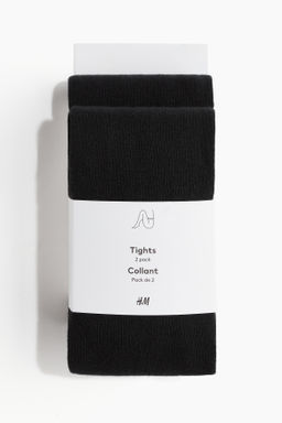 Pack de 2 leotardos en punto fino - H&m фото 4