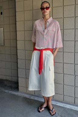 CAMISA RAYAS CON LINO / rayas