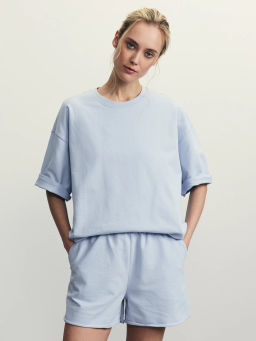 Трикотажные шорты с эластичным поясом / Zarina  фото 2