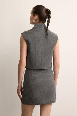 Жилет укороченный прямого кроя - Mollis фото 4