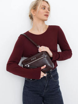 Сумка 0835CB coffee  Polina&Eiterou