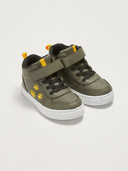 Bask?l? C?rt C?rtl? Erkek ?ocuk Spor Ayakkab?