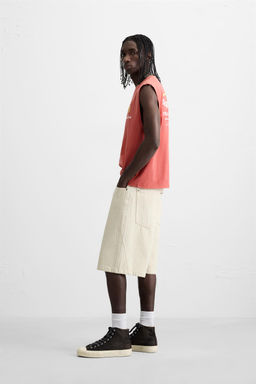 CONTRAST PRINT KNIT TANK TOP - Zara фото 4
