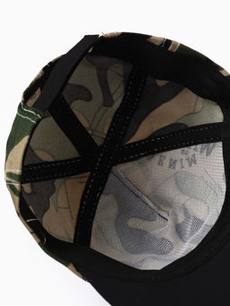 Цена за 3 шт. Кепка для мальчика MINAKU Камуфляж, зелёно-чёрная, размер 44-46 (6-12 мес.)  фото 4