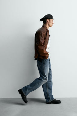 RELAXED STRAIGHT-LEG LIMITED EDITION JEANS - Zara фото 6