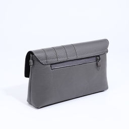 Сумка-клатч на магните, длинный ремень, цвет серый - Simaland фото 2