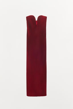 LIMITED EDITION VELVET BANDEAU DRESS