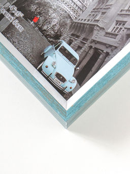 Фоторамка для фото 10×15 см «Данте», пластик, голубая лагуна, 16×10.8×2.5 см