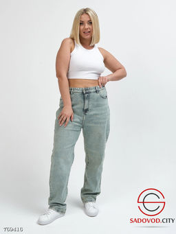 Джинсы мом стрейч женские - Bruno фото 6