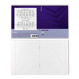 Цена за 10 шт. Тетрадь школьная ученическая ErichKrause Duotone Next ассорти, 24 листа, линейка (в плёнке по 10 штук)_MIX-PACK  фото 8