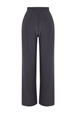 Antrasit Wide Leg/Rahat Kesim Yuksek Bel Esnek Pantolon TWOSS23PL00129