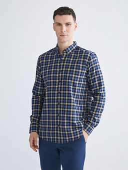 Ekose Gabardin Erkek G?mlek