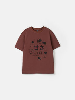 Футболка оверсайз Шоколад с принтом 7+