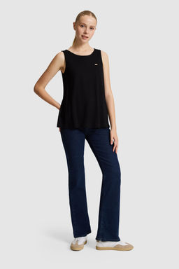 Kad_n Siyah Bisiklet Yaka Basic Ti__rt - U.s. polo assn фото 4