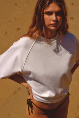 INTERLOCK OVERSIZE T-SHIRT - Zara фото 16