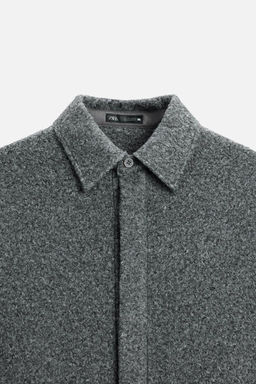 BOUCLE OVERSHIRT - Zara фото 9