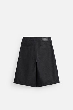 PLEATED WIDE-LEG JORTS - Zara фото 6