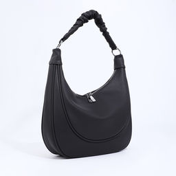 Сумка-мешок на молнии, наружный карман, длинный ремень, цвет тёмно-серый - Simaland фото 3