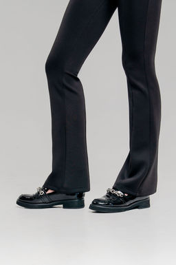 Арт.11812 Легинсы женские клеш 44-54 (6 шт) Цвет:черный