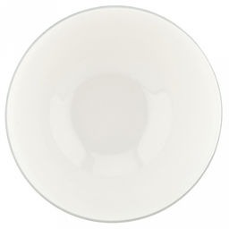 Облако Салатник фарфоровый 1,6л, д20,4см, h9,6см, на ножке, рельефный декор - голубой, отводка, белый (Китай) - Домашняя мода фото 2