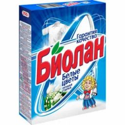 БИОЛАН стир.порошок 350гр Белые цветы (К-750-4/715-4)