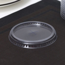 Цена за 50 шт. Крышка одноразовая для стакана с отверстием под трубочку, d=9,5 см, цвет прозрачный - Simaland фото 4