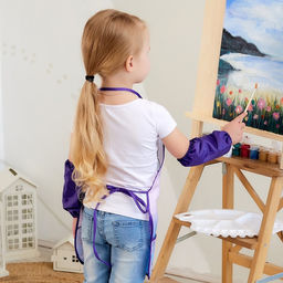 Фартук с нарукавниками детский Этель Лама, 49 х 39 см  фото 5