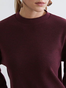 Bisiklet Yaka Oversize Kad?n Ti??rt