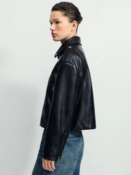 Куртка-косуха из искусственной кожи / Zarina