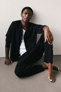 Pijama en punto de algodon Relaxed Fit