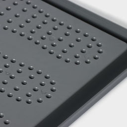 Лоток для обуви малый Darel plastic, 43.5×39 см, пластик, серый