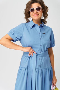 Платье EVA GRANT 7168С голубой