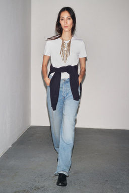 ZW COLLECTION BAGGY LOW-RISE JEANS