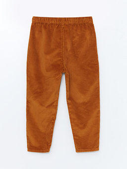Beli Lastikli Kadife Erkek Bebek Pantolon