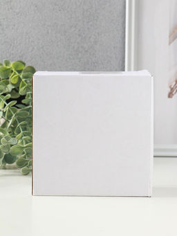 Сувенир полистоун "Маленький будда на слоне" зелёно-коричневый 5,5х12х12 см