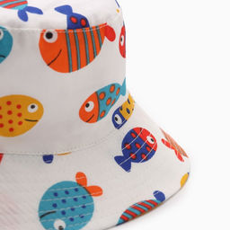 Панама детская KAFTAN «Рыбки», белая, размер 54
