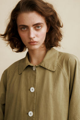 TRENCH CREATED BY CARAMEL LONDON X ZARA / Khaki фото 3