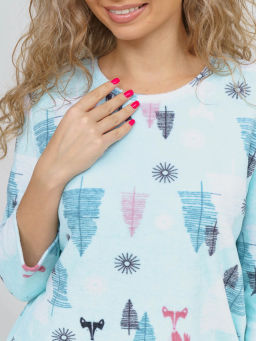 Костюм женский Текс-Плюс, цвет бирюзовый