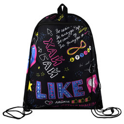 Мешок для сменной обуви Феникс+, арт.69174/ 24 ЛАЙК (36x48 см, полиэстер, сублимационная печать, 1 о