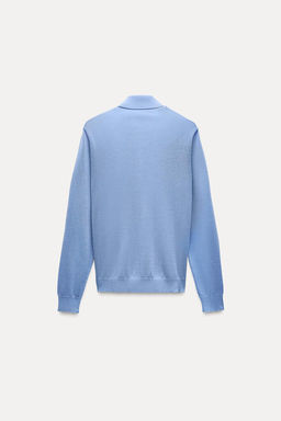 KNIT POLO SHIRT WITH BUTTONS - Zara фото 4