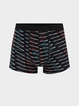Standart Kal?p Desenli Erkek Boxer 3l? - Waikiki фото 2