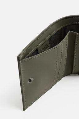 RUBBERISED WALLET WITH COIN PURSE - Zara фото 5